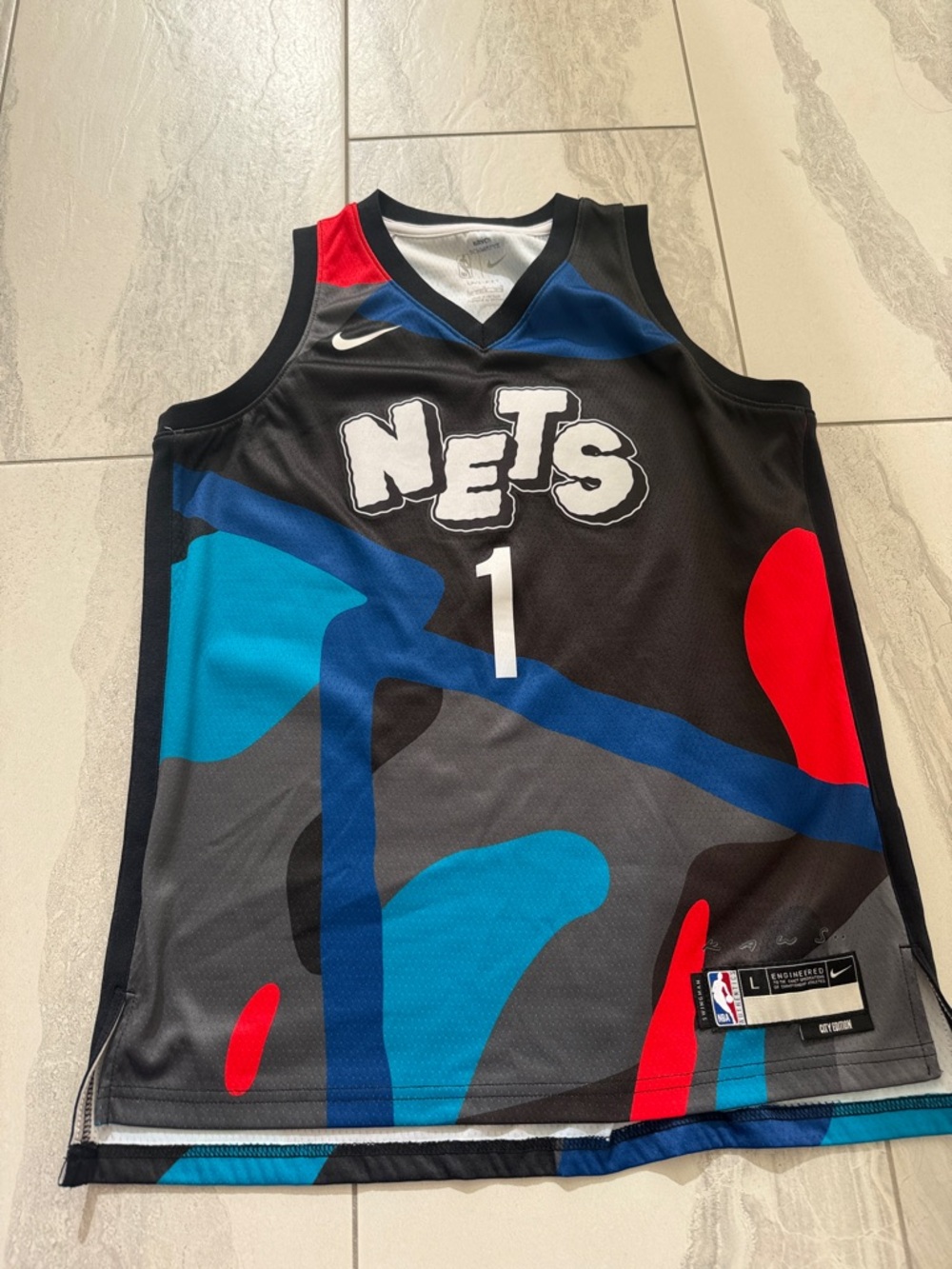 Brooklyn Nets #1 City Edition Youth Jersey